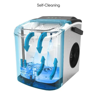 Electric Ice Maker: Compact Bullet Cubes for Home & Office