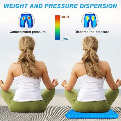 Gel Seat Cushion - Double Thick Egg Gel for Pressure Relief