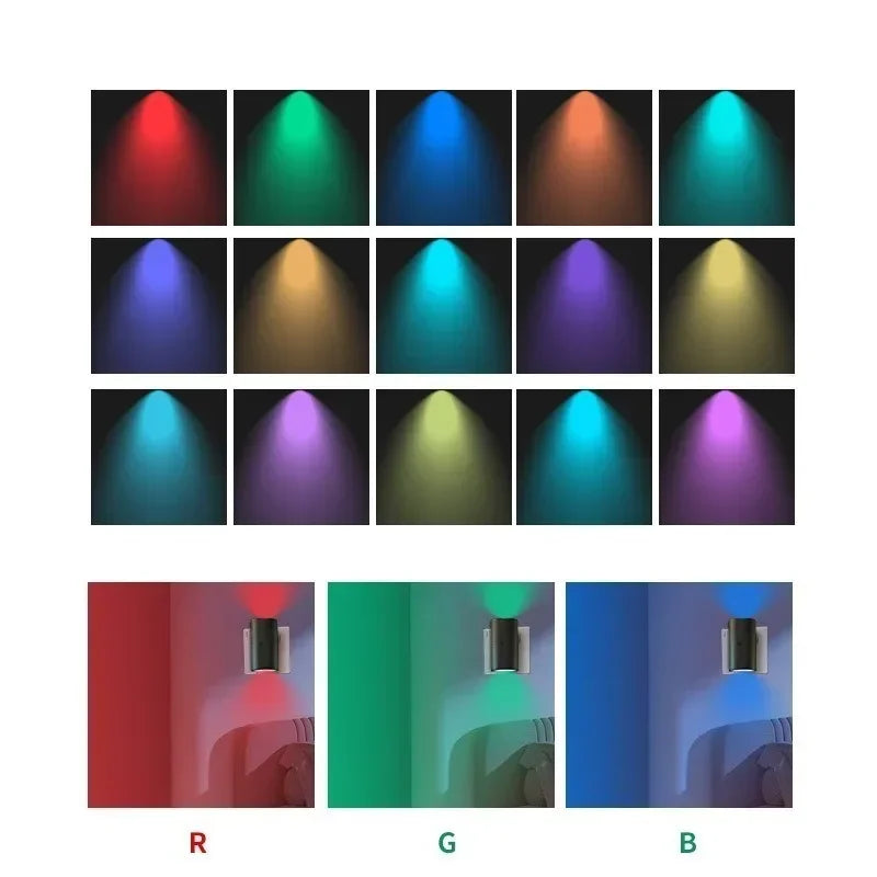 LED Night Lights Plug-In: Auto Sensor Dimmable Bedside Lamp