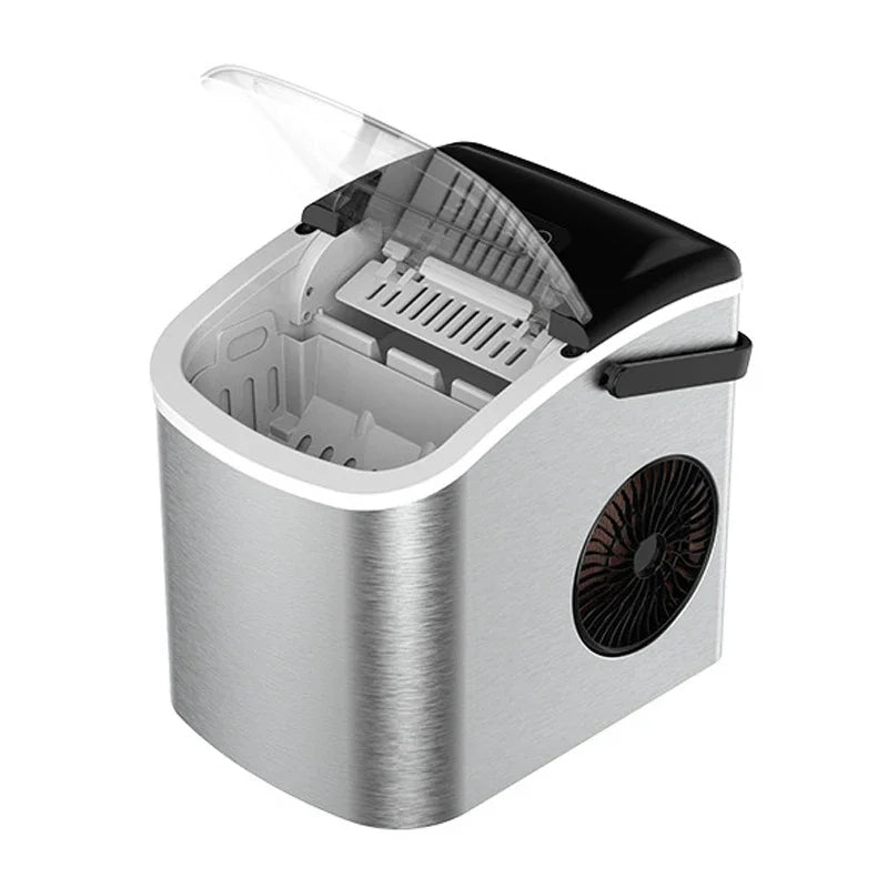 Electric Ice Maker: Compact Bullet Cubes for Home & Office