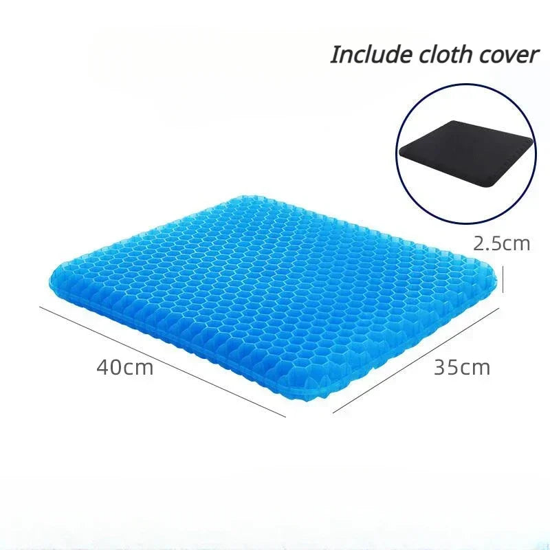 Gel Seat Cushion - Double Thick Egg Gel for Pressure Relief