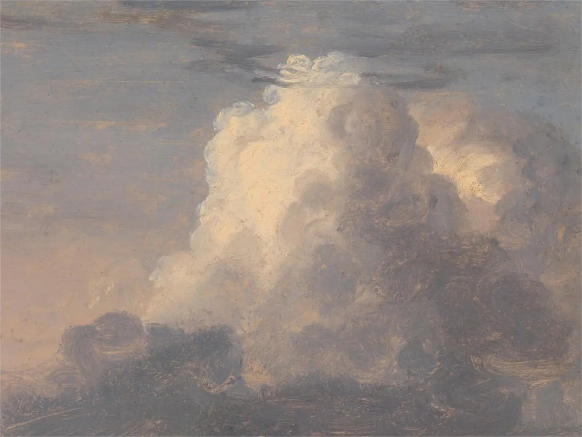 antique-sky-landscape-prints:-vintage-cloud-wall-art